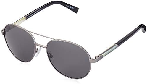 ERMENEGILDO ZEGNA EZ0013 13D - matte dark ruthenium / smoke polarized Metal