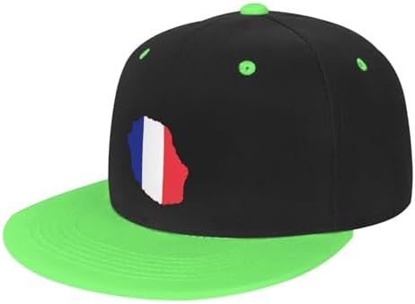 Flag Map of Réunion (France) Baseball Cap for Men Women Snapback Hat Trucker Flat Bill Caps Sun Hats