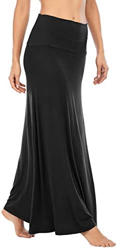 American Trend Womens Maxi Skirts Long Skirt for Women High Waist Maxi Dresses