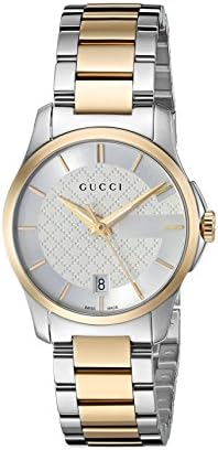 Gucci Swiss Quartz Stainless Steel Dress Two-Tone Women's Watch(Model: YA126563)