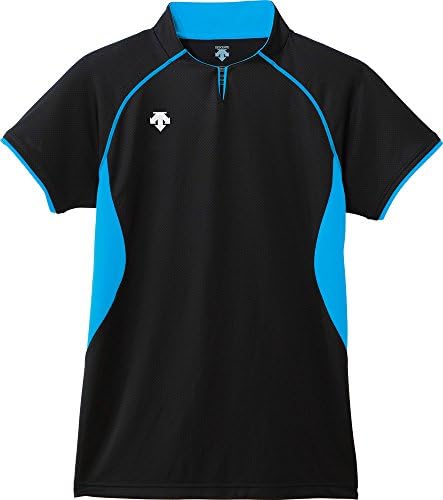 Descente Men's Volleyball Short Sleeve Game Shirt, Sweat Absorbent, Quick Drying, Practice