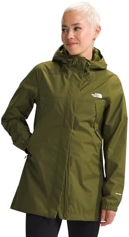 THE NORTH FACE Women's Waterproof Antora Parka (Standard and Plus Size), Forest Olive, Large