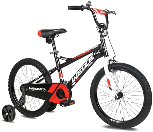 WEIZE Kids Bike, 16 18 20 Inch Children Bicycle for Boys Girls Ages 4-12 Years Old, Rider Height 38-60 Inch, Coaster Brake, Multiple Color Options
