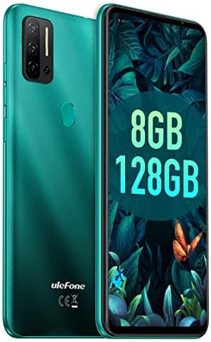 Ulefone Unlocked Smartphones Note 11P, 8GB+128GB Android 11 Unlocked Cell Phones, 48MP Quad Rear Camera, 3 Card Slots, 6.55" Screen Dual 4G Unlocked Phone, 4500mAh, Global Bands, US Version