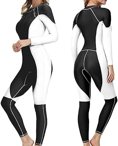 OMGear Dive Skin for Women Men Snorkel Suit Full Body Swimsuit Breathable Quick Dry Diving Wetsuit UV Protection Rash Guard Long Sleeve Swimwear Swimming Kayaking Snorkeling Gear