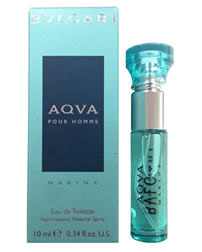 Aqva Marine Eau De Toilette Spray Mini for Women by Bvlgari, 0.33 Ounce