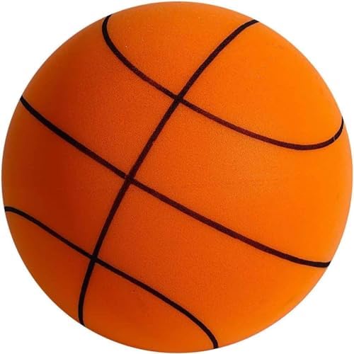 CROOT 2024 Silent Basketball Dribbling Indoor, 8 inches Latest Foam Basketball Indoor Training Ball, Silent Bouncing Basketball, Training Foam Ball, for Various Indoor Activities