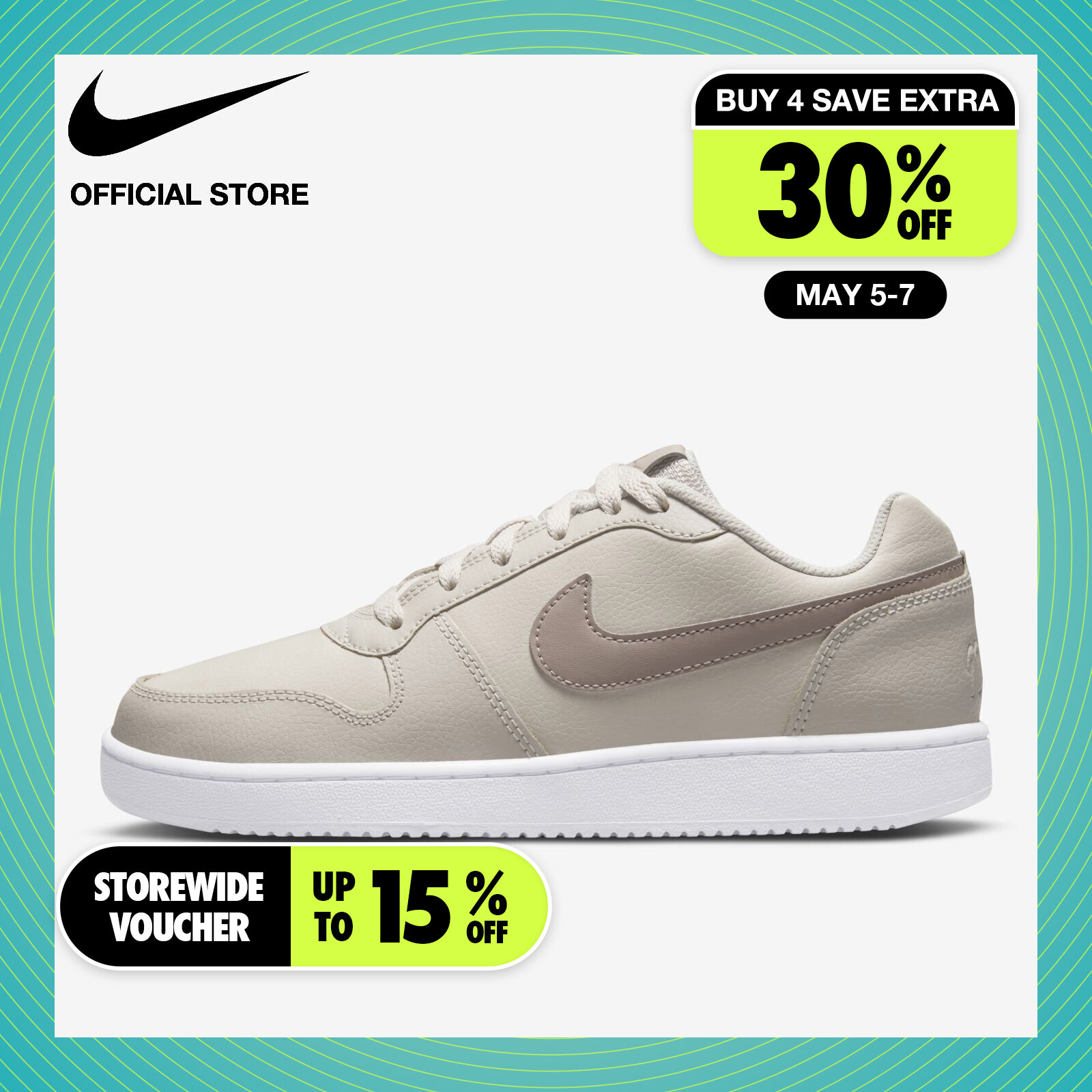Nike Women's Ebernon Low Shoes - Desert Sand