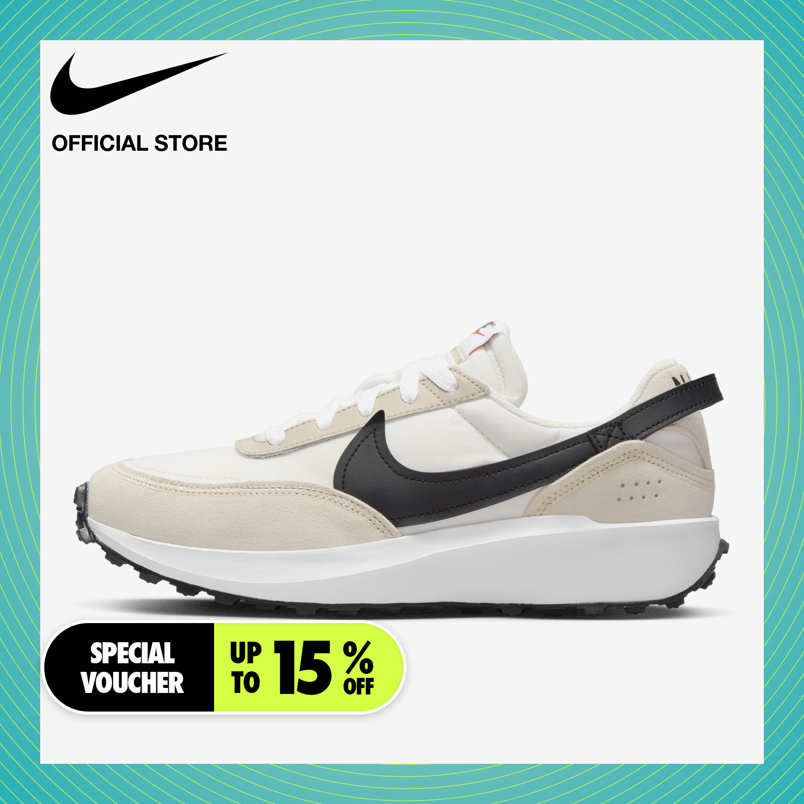 Nike Women's Waffle Debut Shoes - Sanddrift