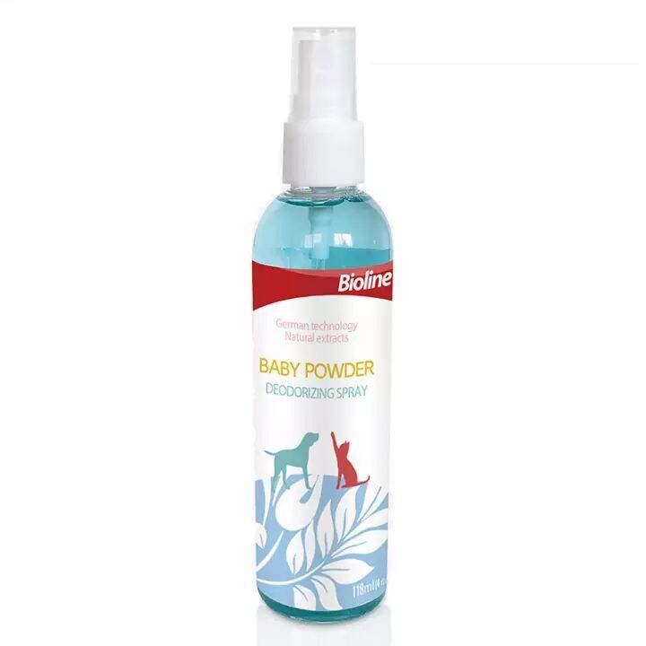 Bioline Baby Powder Deodorizing Pet Perfume 118ml