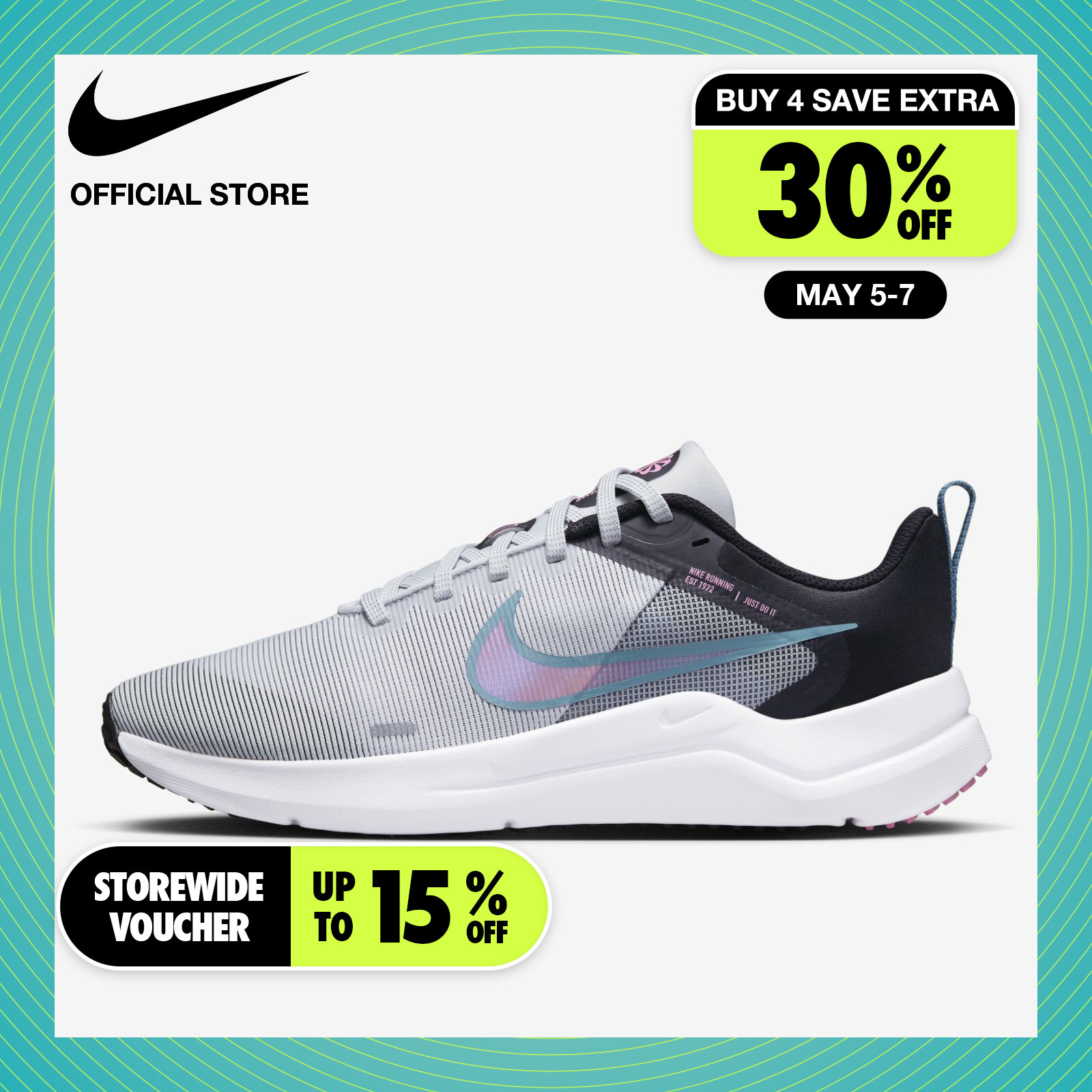 Nike Women's Downshifter 12 Road Running Shoes - Photon Dust