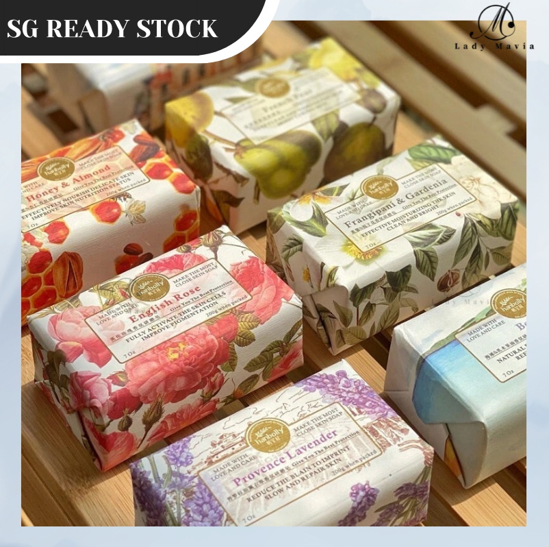 [SG STOCK] Natural Plants Based Handmade Soap Bar 200g