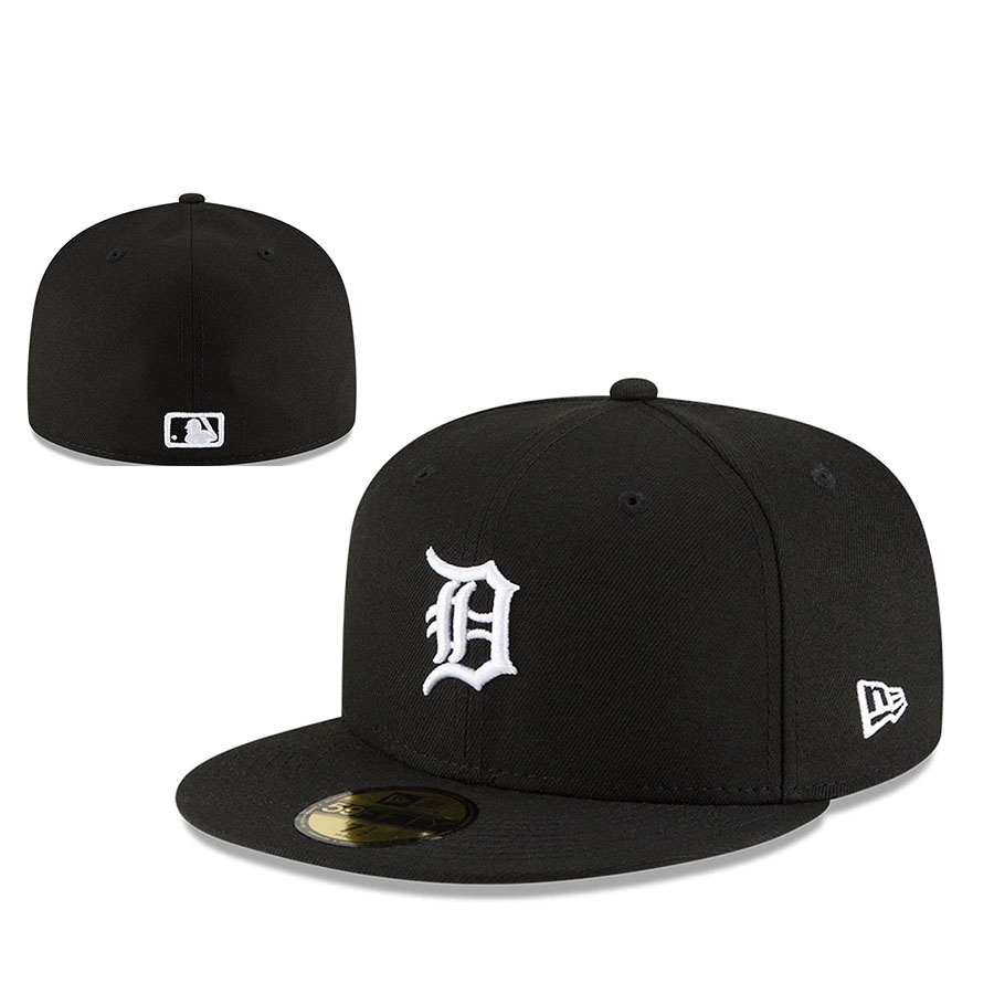 Men Women MLB Detroit Tigers Full Closed Hat 59FIFTY Cap New ERA Fitted Caps Embroidery Hats Topi