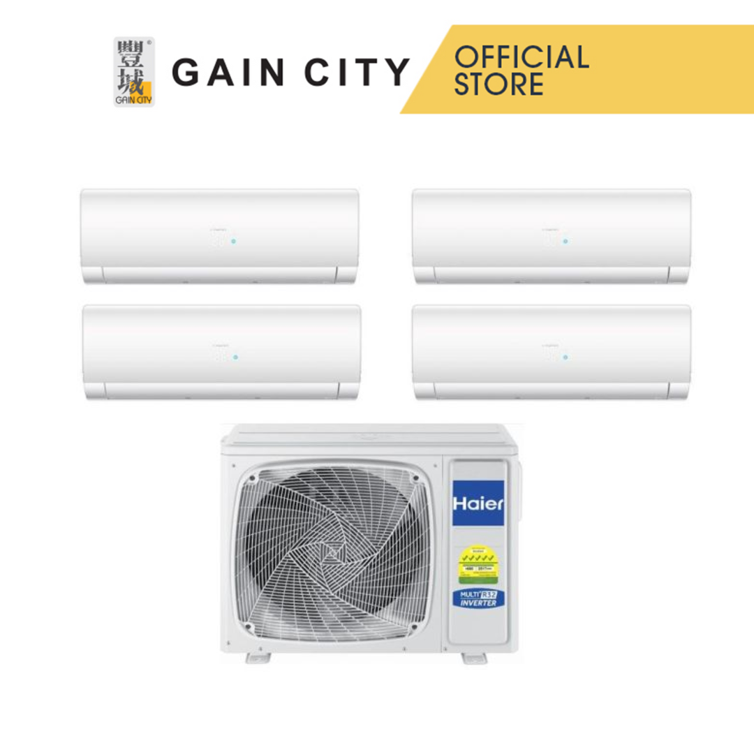 HAIER SYSTEM 4 AIRCON-5 TICKS 4U80SH1SRA/3XAS25S2SF2FA2/1XAS50S2SF2FA2