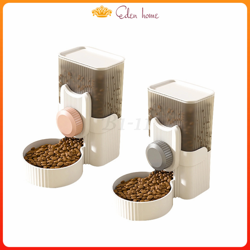1L Pet Feeder Automatic Dog Cat Food/Water Dispenser Hanging Cage Bowl Feeder Waterer Hamster Rabbit