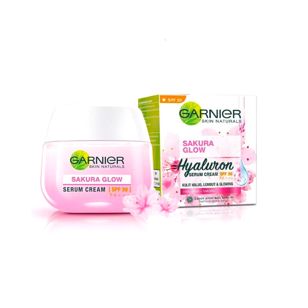 Garnier Sakura Glow Serum Day Cream SPF30 50ml