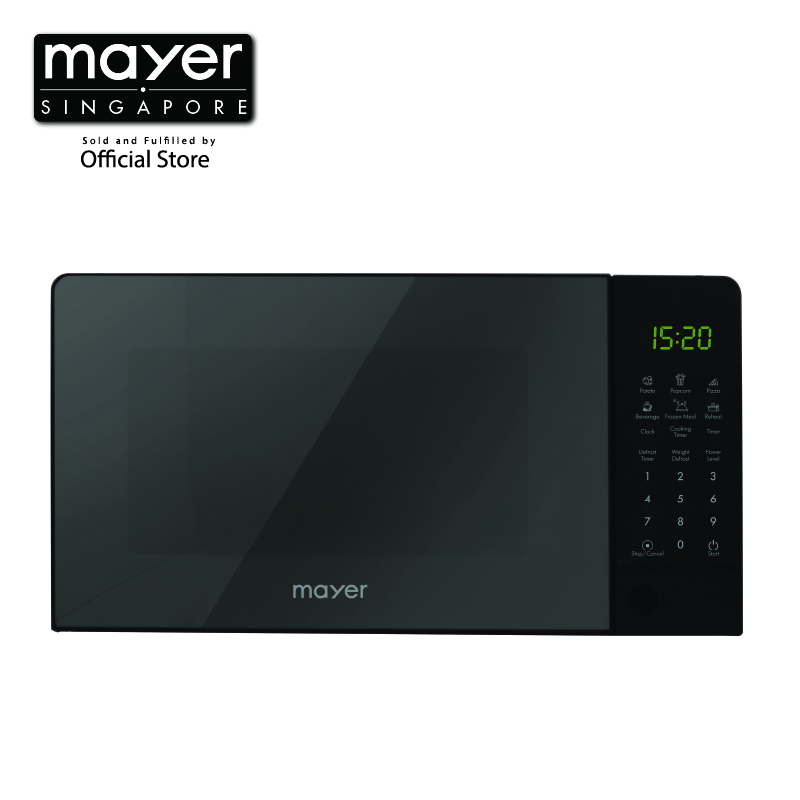 Mayer 20L Microwave Oven MMMW20 / LED Digital Screen/ 6 Preset/ 100 Minutes Timer/ Child-lock/ Push Button Door
