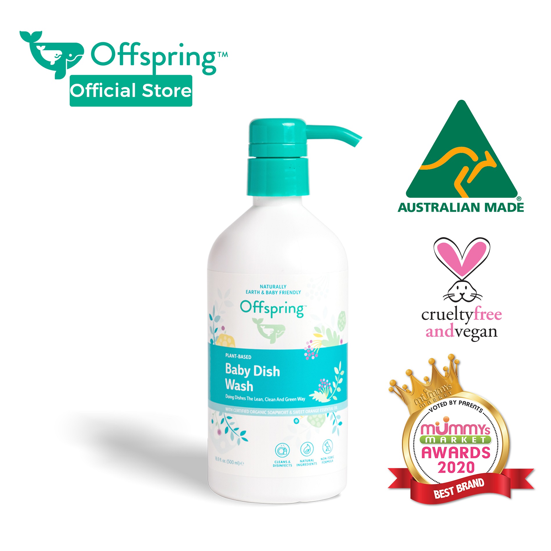 OFFSPRING BABY DISH WASH (500ml)