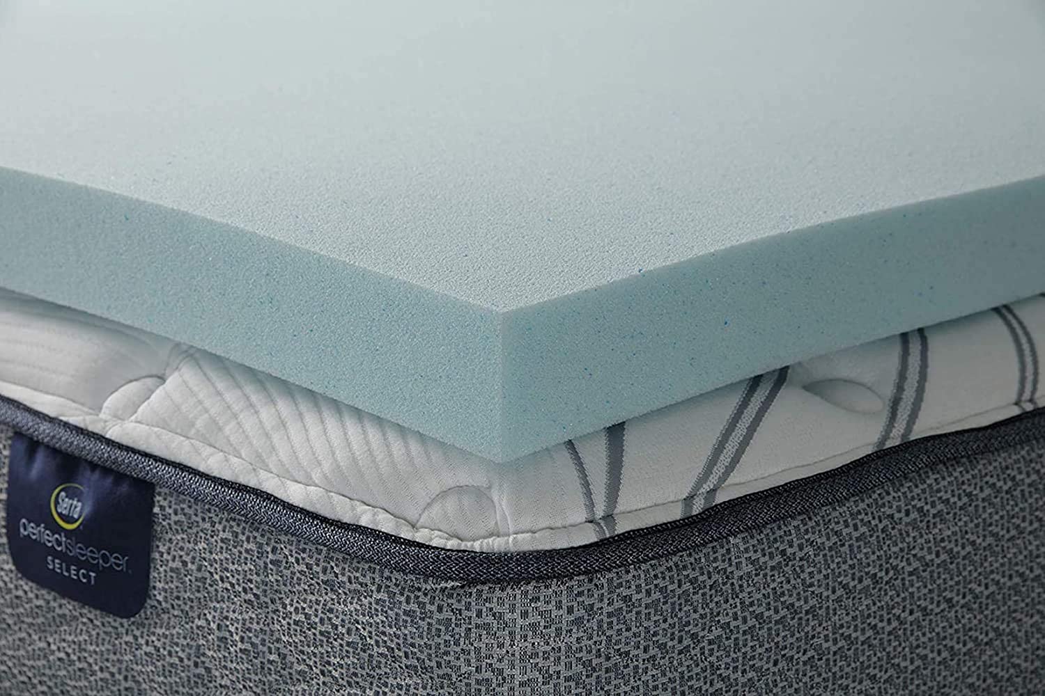 Serta ThermaGel 3 Inch Queen or King OR Twin XL Size Cooling Memory Foam Mattress Topper. MADE IN USA.