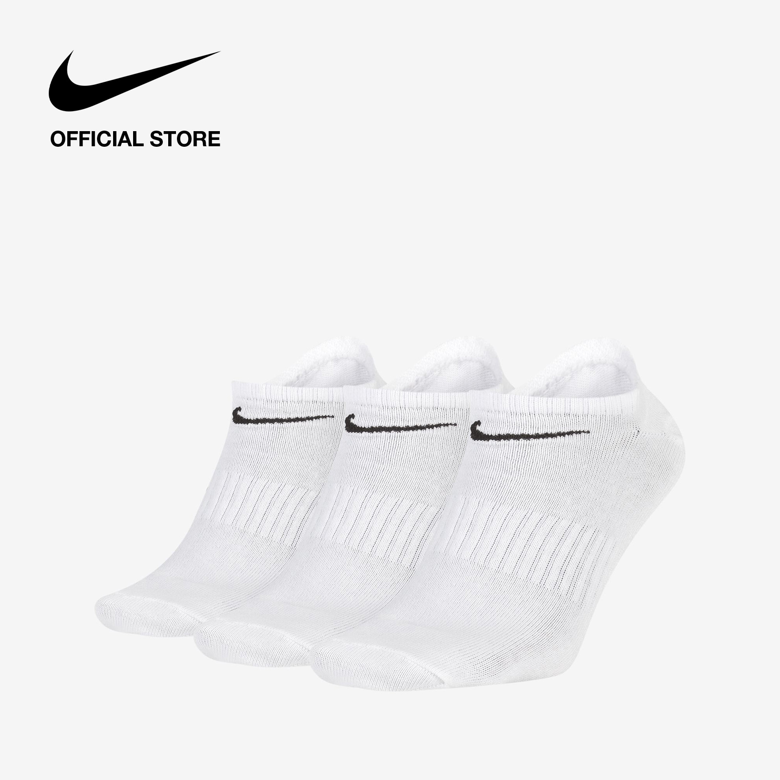 Nike  Everyday Lightweight Training No-Show Socks (3 Pairs) - White