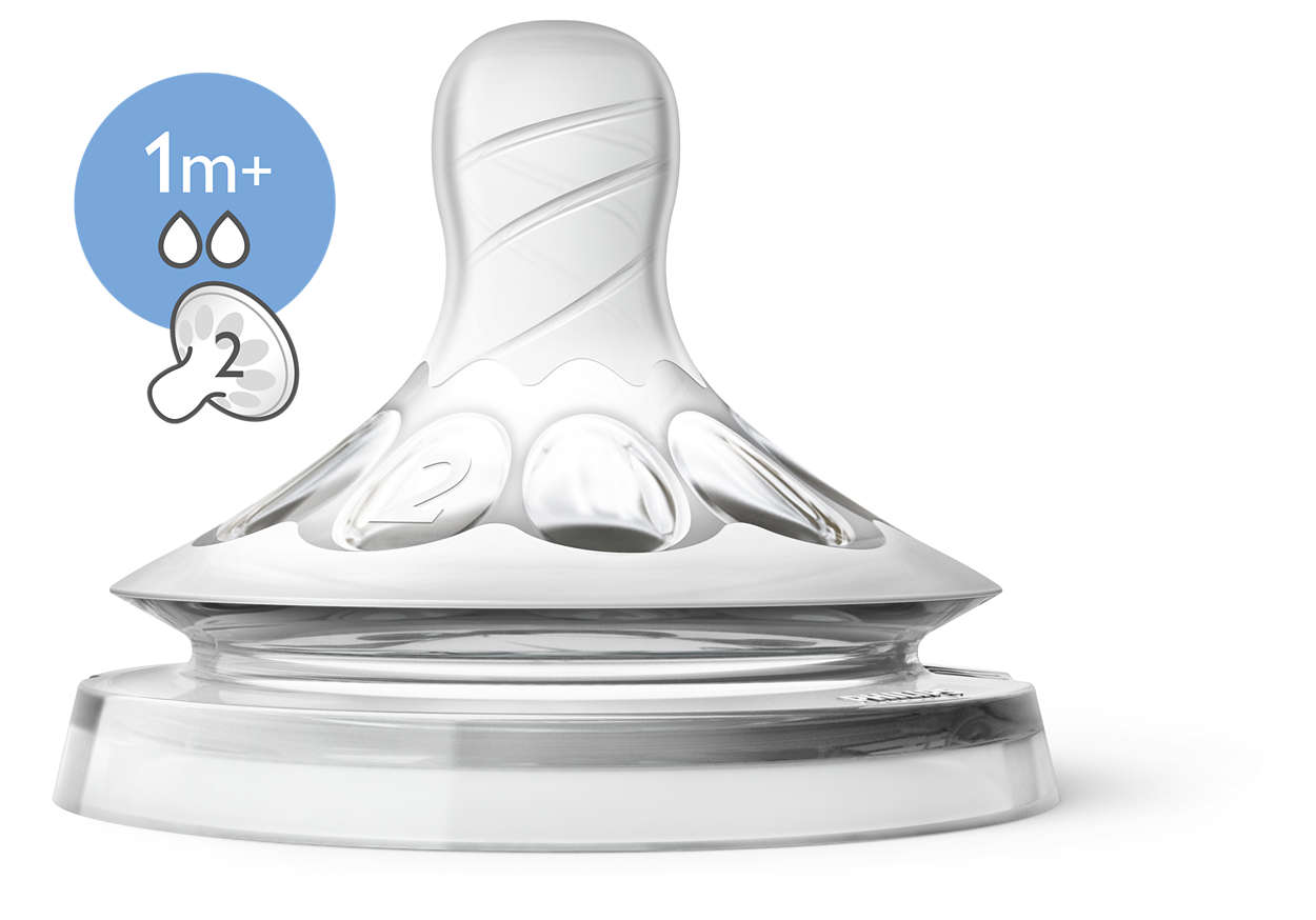 Philips Avent Baby Feeding Bottle Natural Teats (Suitable for Avent Natural Feeding bottle )